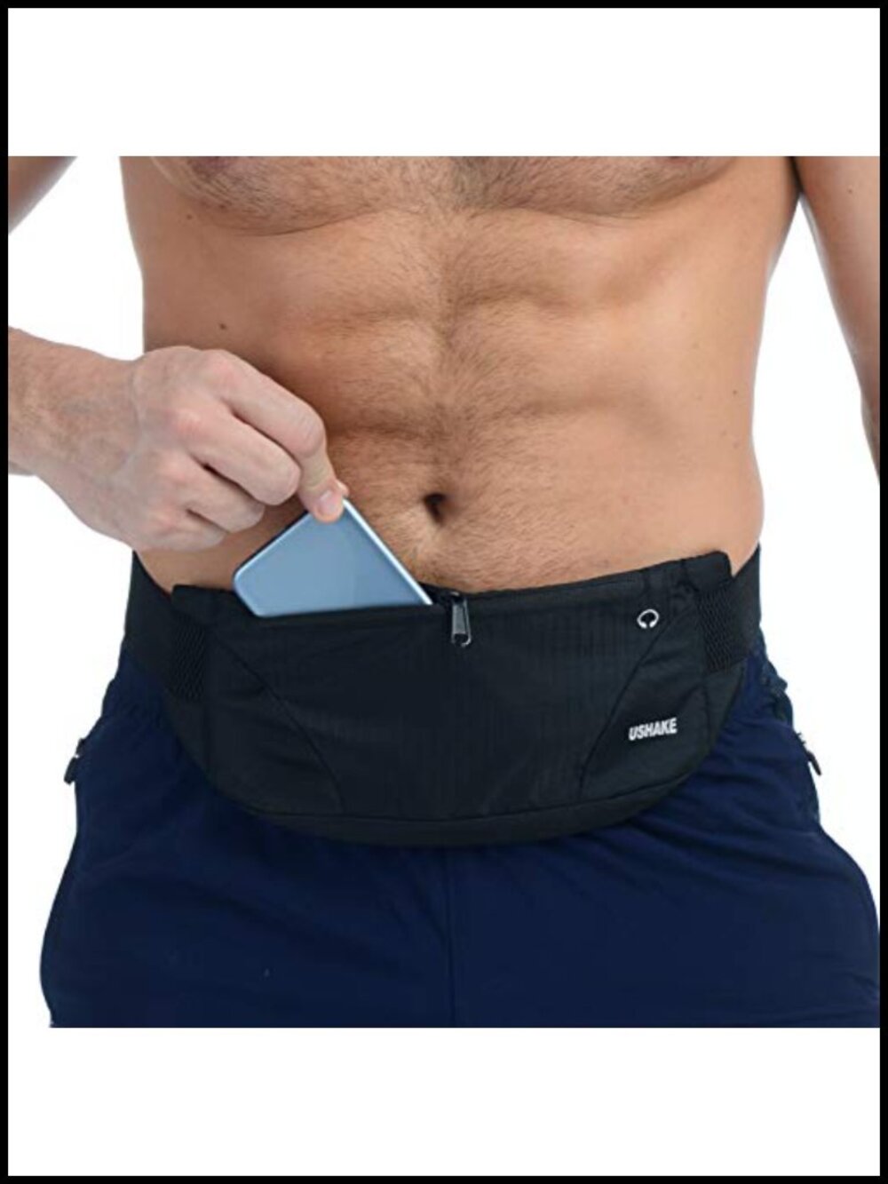Ultra Light Running Belt Waist Pack Bounce Free for Phone Nylon Adjustable